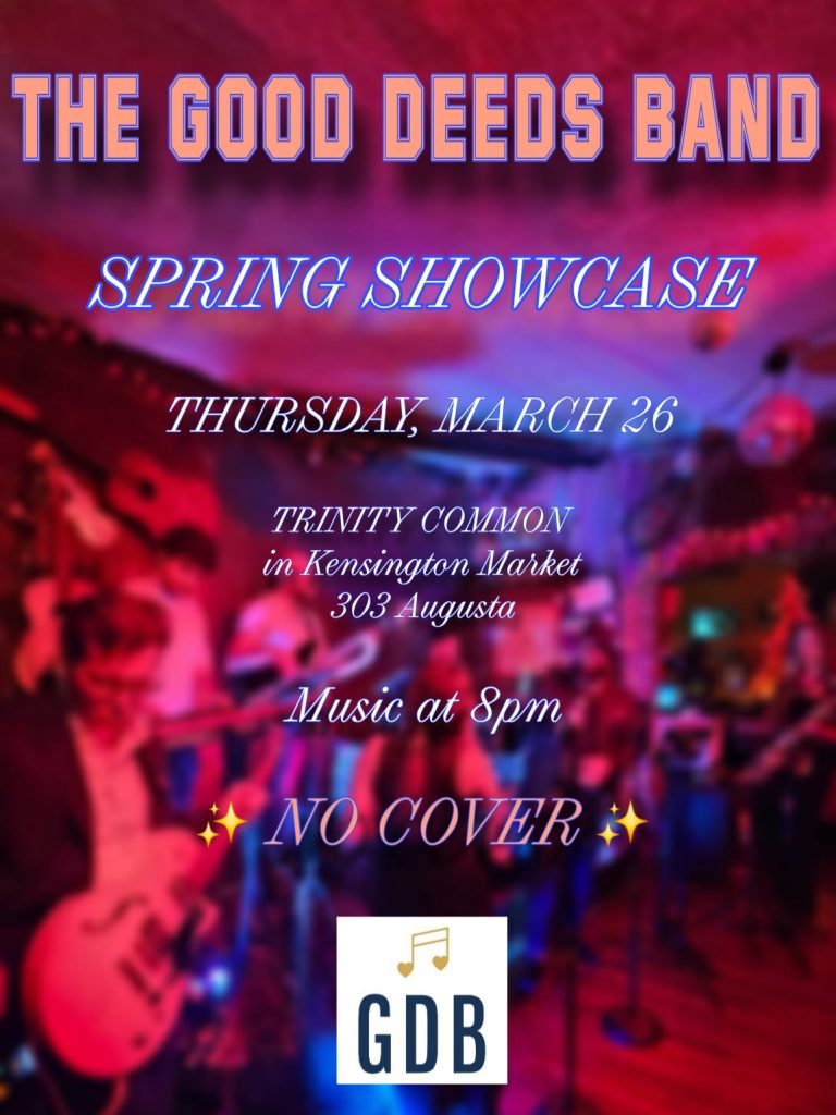 Spring Showcase Trinity Common 8PM